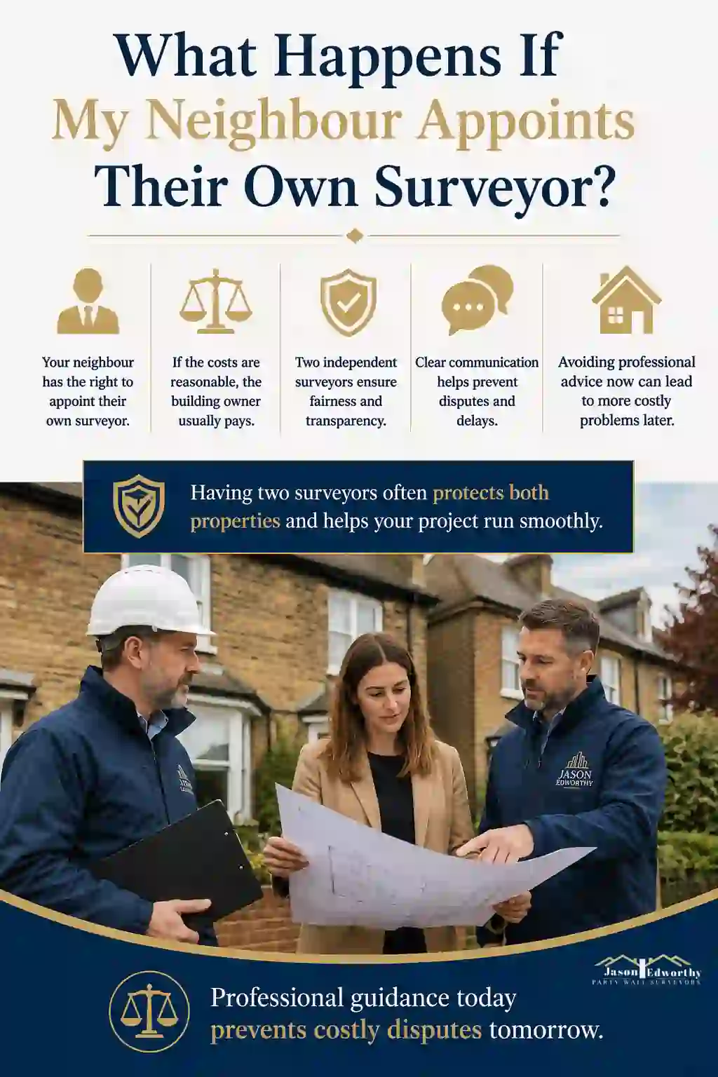 What Happens If My Neighbour Appoints Their Own Surveyor Worthing?
